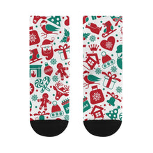 Charger l'image dans la galerie, Chaussettes Bicolores Personnalisées | Avec Talon & Pointe Noirs