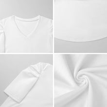 Charger l'image dans la galerie, T-Shirt Femme Manches Bouffantes Personnalisé | Haut Chic & Romantique