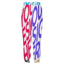 Charger l'image dans la galerie, Pantalon de survêtement élastique pour homme avec poches LM132 tailles S-4XL personnalisée avec prénom motif texte (conception multi-images)