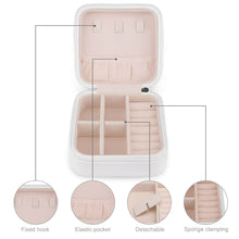 Charger l'image dans la galerie, Boîte à Bijoux Personnalisée | Écrin de Voyage Carré & Chic