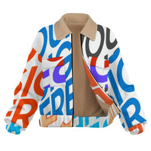 Charger l'image dans la galerie, Veste zippée double pour femme MWL523 personnalisée avec prénom motif texte (conception multi-images)