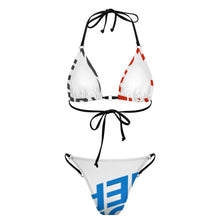 Charger l'image dans la galerie, Ensemble bikini triangle sexy pour femme SDS0314 personnalisée avec prénom motif texte (conception multi-images)