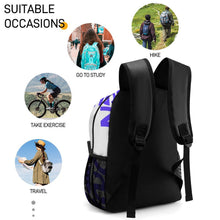 Charger l'image dans la galerie, Sac à dos décontracté XB0604193 personnalisée avec prénom motif texte