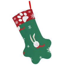 Charger l'image dans la galerie, Chaussette de Noël pour Chien à Personnaliser | Motif Patte Intégral