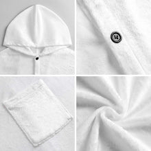 Charger l'image dans la galerie, Couverture à capuche unisexe NDP08 personnalisé avec photo texte prénom (conception une image)