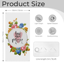 Charger l'image dans la galerie, Bannière de Porte Personnalisée avec Photo | Décoration Tissu