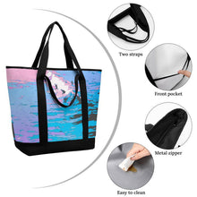 Charger l'image dans la galerie, Cabas de Courses Isotherme Personnalisé en Toile Oxford Grande Capacité