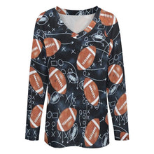 Charger l'image dans la galerie, Haut Manches Longues Col V Double | Oversize & Anti-Froissage (S-5XL)