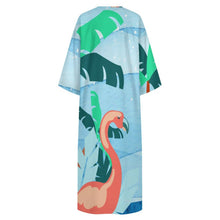 Charger l'image dans la galerie, Robe Kaftan Femme Personnalisée | Style Méditerranéen en Lin Texturé