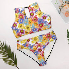 Charger l'image dans la galerie, Bikini Personnalisable à Nouer | Style Été Unique | Haut Halter & Bas Triangle