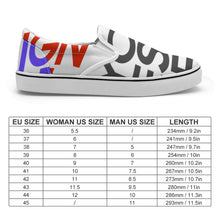 Charger l'image dans la galerie, Chaussures en toile unisexes basses style voile personnalisé avec photo texte prénom
