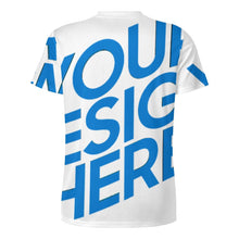 Charger l'image dans la galerie, T-Shirt Homme All over Print Ice Silk OMDT01 personnalisé avec photo texte prénom (conception une image)