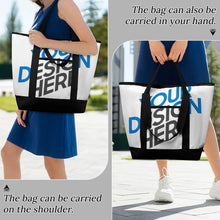 Charger l'image dans la galerie, Sac de courses isotherme grande capacité XB0601064 personnalisée avec prénom motif texte (conception multi-images)