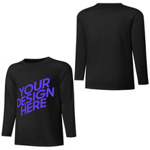 Charger l'image dans la galerie, Chemise à manches longues pour hommes 100% coton imprimé sur le devant différentes couleurs personnalisé avec photo texte prénom