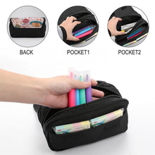 Charger l'image dans la galerie, Trousse Scolaire Grande Capacité Personnalisée | Double Compartiment