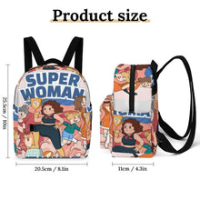Charger l'image dans la galerie, Mini Sac à Dos Femme Personnalisé en Toile Oxford Déperlante