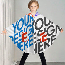 Charger l'image dans la galerie, Couverture à capuche pour enfants RTDP09 personnalisée avec prénom motif texte (conception multi-images)