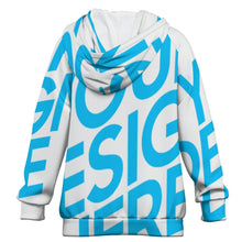 Charger l'image dans la galerie, Sweat à capuche raglan pour enfants sans poches MXU039 personnalisé avec photo texte prénom