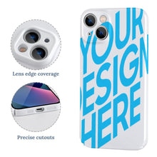 Charger l'image dans la galerie, Coque de téléphone portable en plastique PC iPhone 13 personnalisé avec photo texte prénom