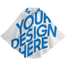 Charger l'image dans la galerie, Couverture à capuche pour enfants RTDP09 personnalisé avec photo texte prénom (conception une image)