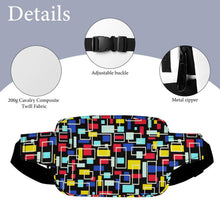 Charger l'image dans la galerie, Sac Banane Carré Personnalisé avec Photo | Double Poche Pratique