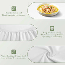 Charger l'image dans la galerie, Housse de Table Ronde Personnalisée | Nappe Ajustée & Imperméable