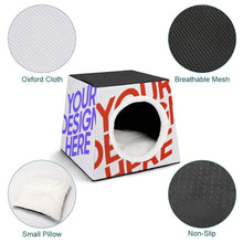 Charger l'image dans la galerie, Fournitures pour animaux de compagnie de nid d'animal de compagnie de capsule spatiale pour des chats et des chiens personnalisé avec photo texte prénom (conception multi-images)