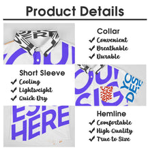 Charger l'image dans la galerie, Chemise homme manches courtes avec poche B339 personnalisée avec prénom motif texte (conception multi-images)