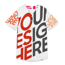 Charger l'image dans la galerie, T-shirt de baseball classique à manches courtes pour hommes GEJ avec boutons personnalisée avec prénom motif texte (conception multi-images)