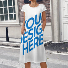 Charger l'image dans la galerie, Robe d'été sans manches pour femme NT113 personnalisé avec photo texte prénom