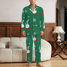Charger l'image dans la galerie, Pyjama Homme Personnalisé | Ensemble Boutonné avec Photo