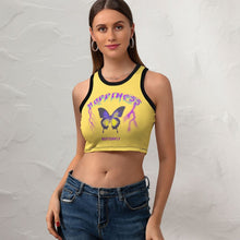 Charger l'image dans la galerie, Crop Top Dos Nageur Personnalisé | Haut Court Sport & Lifestyle Femme