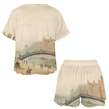 Charger l'image dans la galerie, Ensemble Détente Femme Manches Courtes | Pyjama Personnalisable Imitation Coton