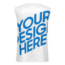 Charger l'image dans la galerie, Débardeur homme / T-shirt sans manches A66K personnalisé avec photo texte prénom (conception une image)