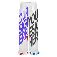 Charger l'image dans la galerie, Pantalon de pyjama à volants pour femme NSHYBSK personnalisé avec prénom motif texte (conception multi-images)