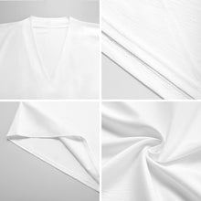 Charger l'image dans la galerie, Chemise de nuit homme col V et manches papillon YKL01 personnalisé avec photo texte prénom (conception une image)