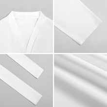 Charger l'image dans la galerie, Peignoir homme LM003 peignoir de pyjama fin et confortable personnalisée avec prénom motif texte (conception multi-images)