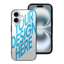 Charger l'image dans la galerie, Coque de téléphone en verre Apple iPhone 16 personnalisé avec photo texte prénom
