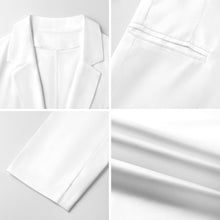 Charger l'image dans la galerie, Veste de costume formelle pour homme Z34W personnalisée avec prénom motif texte (conception multi-images)