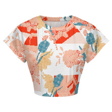 Charger l'image dans la galerie, T-shirt Crop Top Ado Personnalisé | Imprime Ta Photo | Manches Raglan
