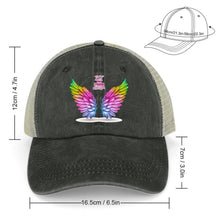 Charger l'image dans la galerie, Casquette Jean Ajourée Personnalisable | Coton, Visière Courbée, Réglable