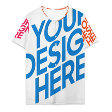 Charger l'image dans la galerie, Haut Henley décontracté à manches courtes pour homme OMDT09 avec 7 boutons personnalisée avec prénom motif texte (conception multi-images)