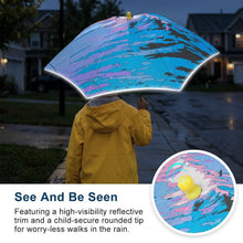 Charger l'image dans la galerie, Parapluie Enfant Personnalisé Pliable Anti-UV avec Bande Réfléchissante