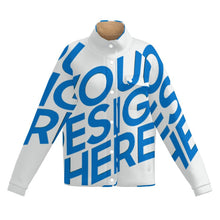 Charger l'image dans la galerie, Chemises décontracté en polaire à col montant MWL505 pour femme personnalisée avec prénom motif texte