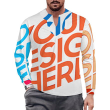 Charger l'image dans la galerie, T-shirt homme en soie glacée à séchage rapide avec col en V irrégulier MWL698 personnalisée avec prénom motif texte (conception multi-images)