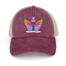 Charger l'image dans la galerie, Casquette Jean Ajourée Personnalisable | Coton, Visière Courbée, Réglable