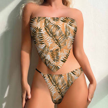Charger l'image dans la galerie, 2023 nouveau bikini push-up bustier sexy ensemble 2 pièces J203D65 personnalisé avec photo texte motif (conception une image)