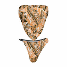 Charger l'image dans la galerie, 2023 nouveau bikini push-up bustier sexy ensemble 2 pièces J203D65 personnalisé avec photo texte motif (conception une image)