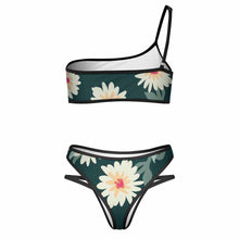 Charger l'image dans la galerie, 2023 nouveau maillot de bain une épaule J198D60 bikini bustier push-up ensemble 2 pièces personnalisé avec texte motif photo (conception une image)