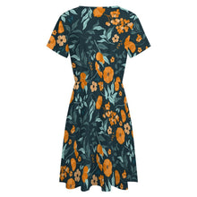 Charger l'image dans la galerie, Robe Courte Manches Courtes Personnalisable | Confort Imitation Coton